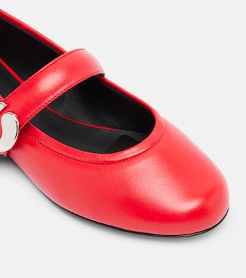 Mary-Jane-Ballerinas aus Leder | Coperni