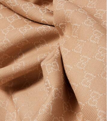 GG wool jacquard scarf  | Gucci