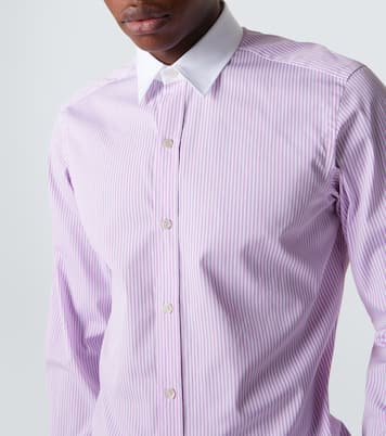 Striped cotton poplin shirt | Tom Ford