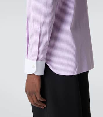 Striped cotton poplin shirt | Tom Ford