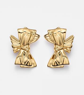 Bow gold-plated earrings | Jennifer Fisher