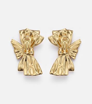 Bow gold-plated earrings | Jennifer Fisher