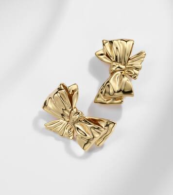 Bow gold-plated earrings | Jennifer Fisher