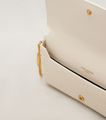 Cassandre Mini leather phone pouch | Saint Laurent