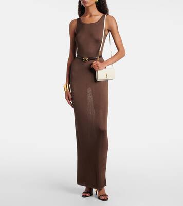 Cassandre Mini leather phone pouch | Saint Laurent