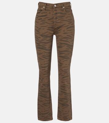 Blaine zebra-print flared jeans | Citizens of Humanity