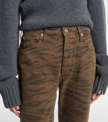 Blaine zebra-print flared jeans | Citizens of Humanity