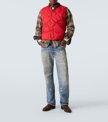 Wattierte Weste aus Twill | RRL