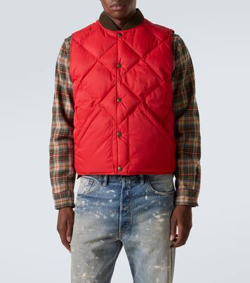 Wattierte Weste aus Twill | RRL
