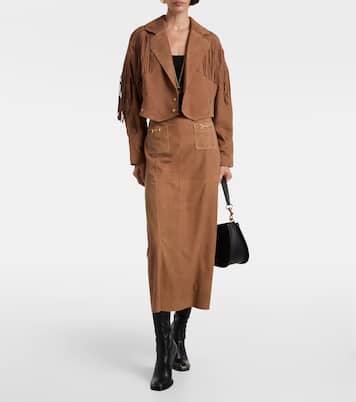 Jacke Darragh aus Veloursleder | Rixo