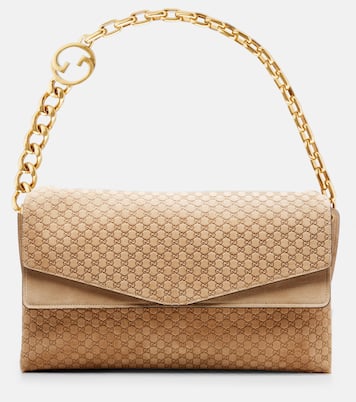 Sac Interlocking G Large en daim | Gucci