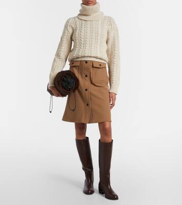 High-rise midi skirt | Moncler Grenoble