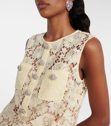 Lace minidress | Self-Portrait