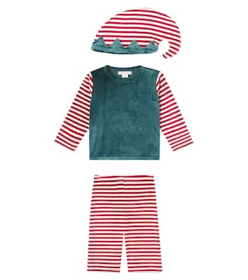 Set de top, pantalones y sombrero de terciopelo | Konges Sløjd