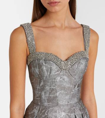 Cocktailkleid Sterling aus Jacquard | Rebecca Vallance