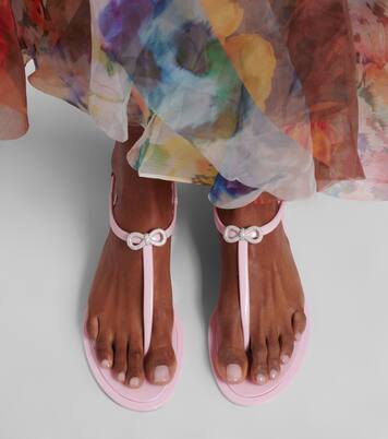 Riviera embellished thong sandals | Mach & Mach