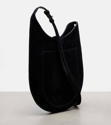 Bean suede shoulder bag | Phoebe Philo