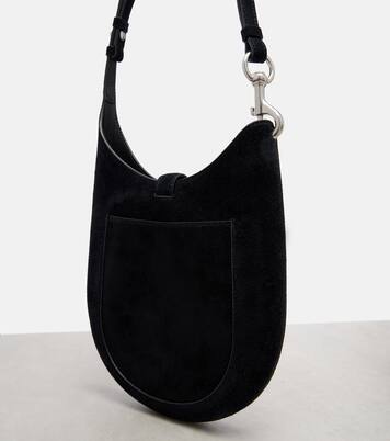 Bean suede shoulder bag | Phoebe Philo