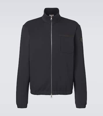 Cotton-blend zip-up sweater | Moncler