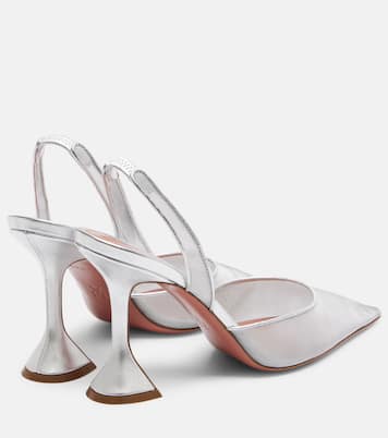 Pumps slingback Holli in mesh | Amina Muaddi