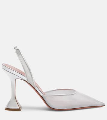 Pumps slingback Holli in mesh | Amina Muaddi