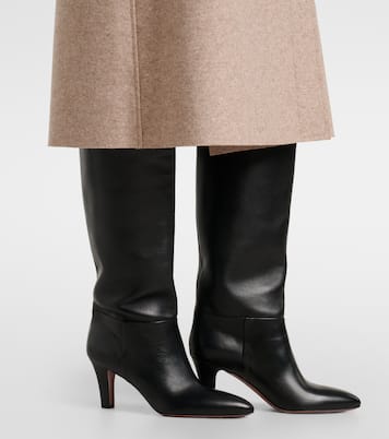 Elsa leather knee-high boots  | Paris Texas