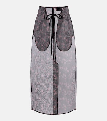 Bedruckter Midirock | Simone Rocha