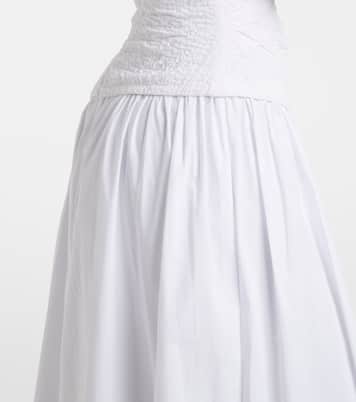 Nia cotton midi dress | Staud