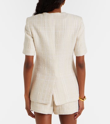 Giacca Bodie in tweed di misto cotone | Veronica Beard