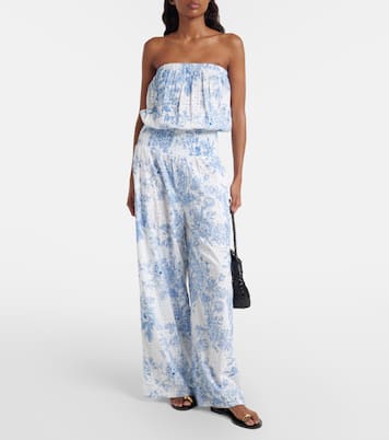 Naomi broderie anglaise jumpsuit | Melissa Odabash