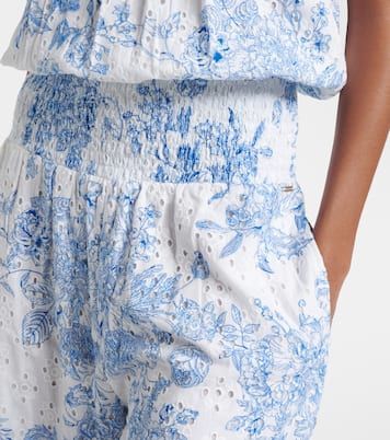 Naomi broderie anglaise jumpsuit | Melissa Odabash