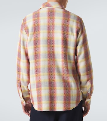 Rose Blume cashmere shirt with sunstone | God's True Cashmere