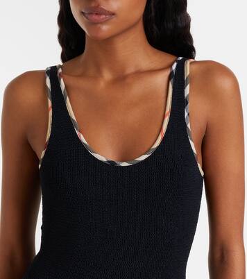 x Hunza G bañador Faye con Burberry Check | Burberry