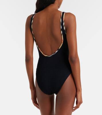 x Hunza G bañador Faye con Burberry Check | Burberry