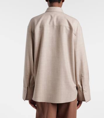 Hemd aus Schurwolle | Brunello Cucinelli