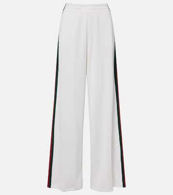 Web Stripe jersey sweatpants | Gucci