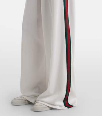 Web Stripe jersey sweatpants | Gucci