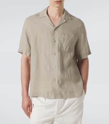 Camisa bowling Angelo de lino | Frescobol Carioca
