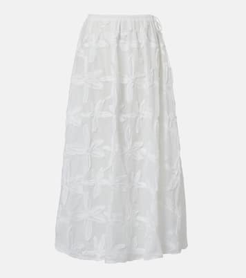 Coast Shell cotton midi skirt | Farm Rio