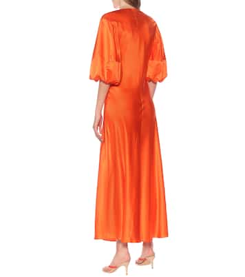 Midikleid Stella aus Seidensatin | Lee Mathews