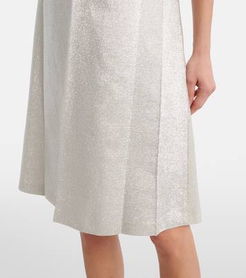 Miniabito in gabardine e lamé | Marc Jacobs