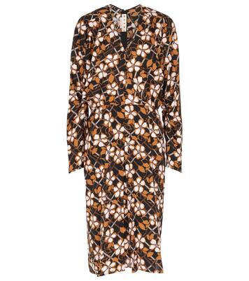 Robe midi à fleurs | Marni
