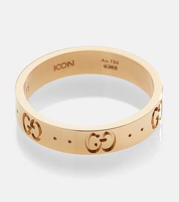 Icon 18kt yellow gold ring | Gucci