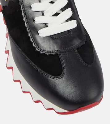 Loubishark leather sneakers | Christian Louboutin