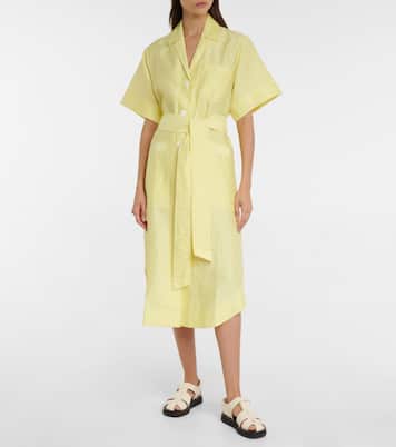 Robe chemise Sparrow en lin mélangé | Lee Mathews