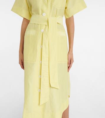 Robe chemise Sparrow en lin mélangé | Lee Mathews