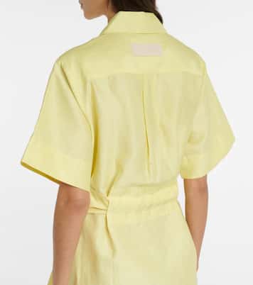 Robe chemise Sparrow en lin mélangé | Lee Mathews