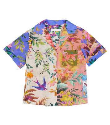 Tropicana printed cotton shirt | Zimmermann Kids