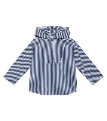 Striped poplin top | Il Gufo