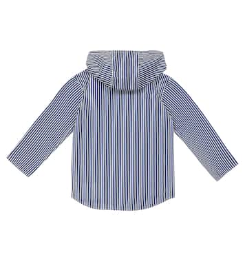 Striped poplin top | Il Gufo